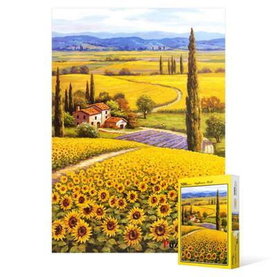 Sunflower Plain - 500 Piece Jigsaw Puzzle, Popular Korean Puzzle