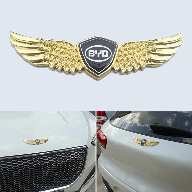 Car Body Badge Sticker Front Hood Emblem for BYD Qin Han Tang Pro E2 E3 E9 D1 Frigate 07 Dolphin Sea Lion Seal Landing Craft