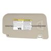 Beige Left Sun Visor for 2014-2020 Nissan Rogue X-Trail 96401-4BA1D