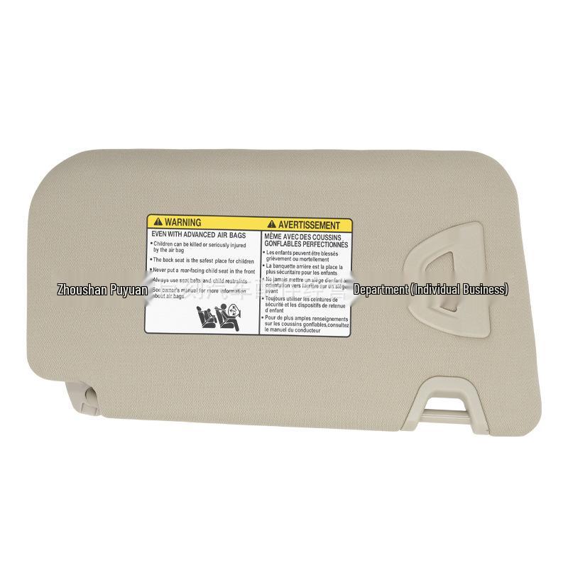 Beige Left Sun Visor for 2014-2020 Nissan Rogue X-Trail 96401-4BA1D