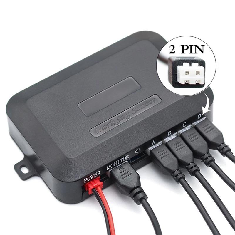 Parking Sensor Kit With 4 Radar LED Accurate Digital Display Of Obstacle Distance Alarm Parktronic Kit Detector Reversing Radar