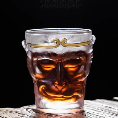 Black Myth Wukong Whiskey Glasses Cup Crystal Glass Cup Tea Cup Juice Glass Beer Cups Breakfast Mug Drinkware Creative Glass Cup