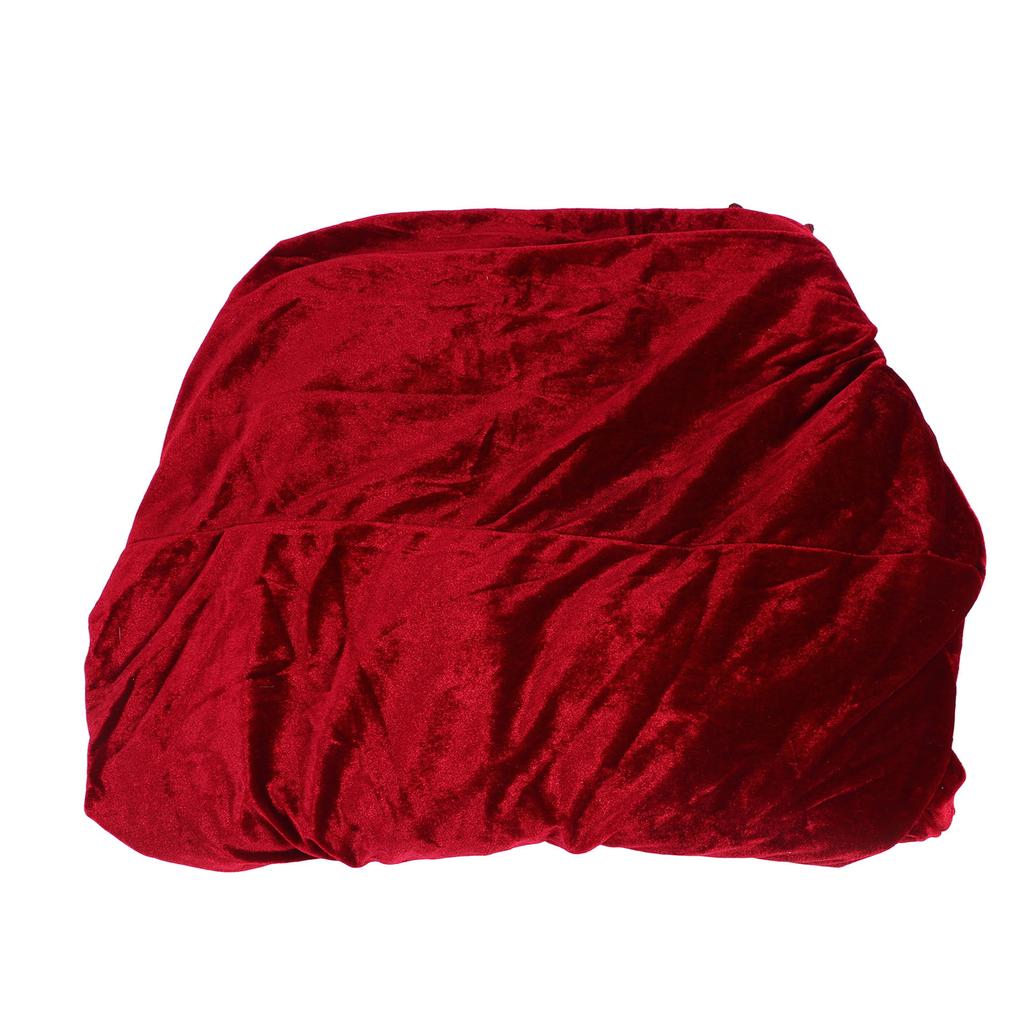 Grand Piano Cover with Double Stool Cover Breathable Red Gold Velvet Scratch Resistant Piano Dust