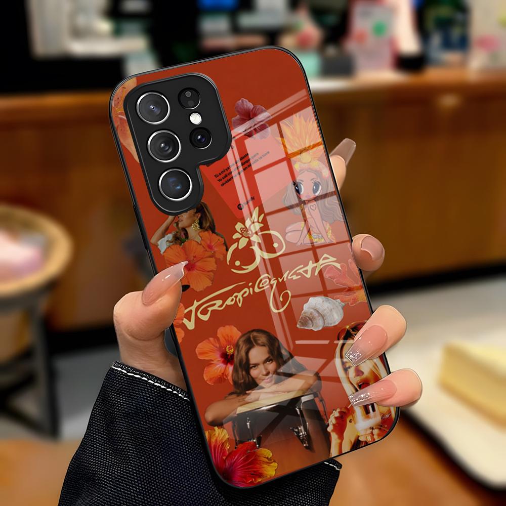 Singer K-Karol G Phone Case For Samsung A25 A13 A33 5G A54 A36 A35 A56 A52 A14 Shockproof Glass Cover
