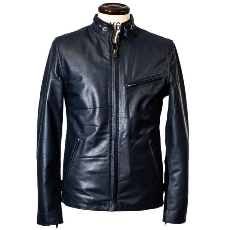 Single Rider Single Rider Jacket SRS01A M Size Navy [Liugoo Leathers] Men's