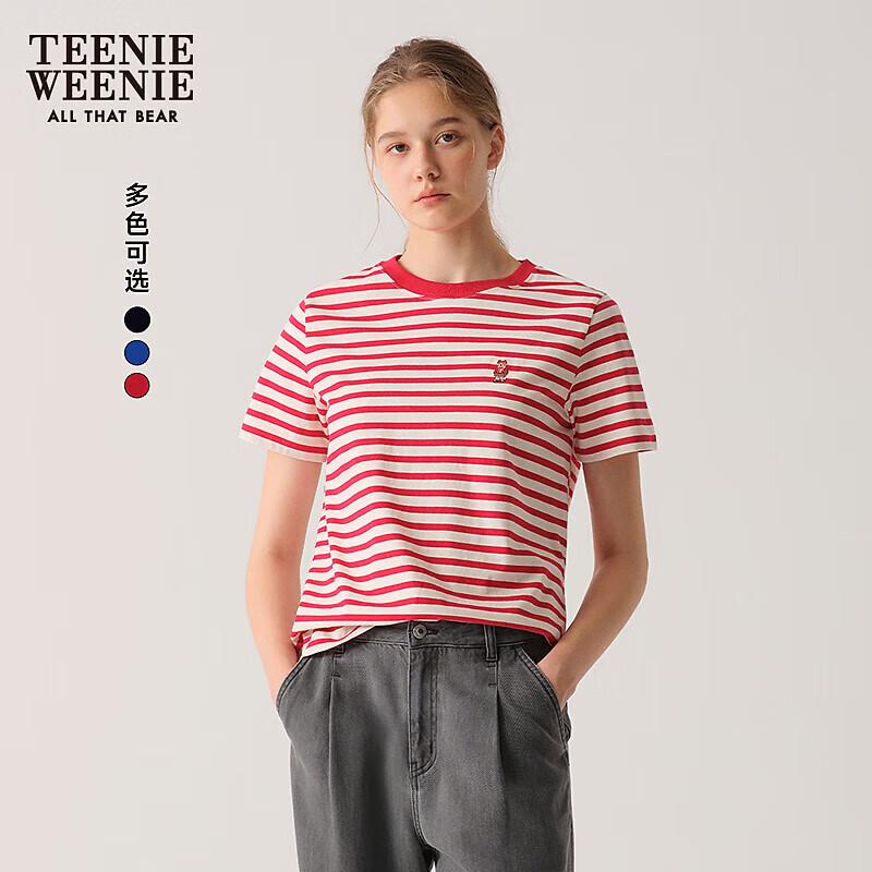 Teenie Weenie Bear Women s Striped Short Sleeve T-Shirt S