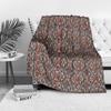 Intricate Geometric Pattern Blanket Decorative Throw Blanket Bedspread Sofa Cover Modern Mosaic Design Home Decor Gift