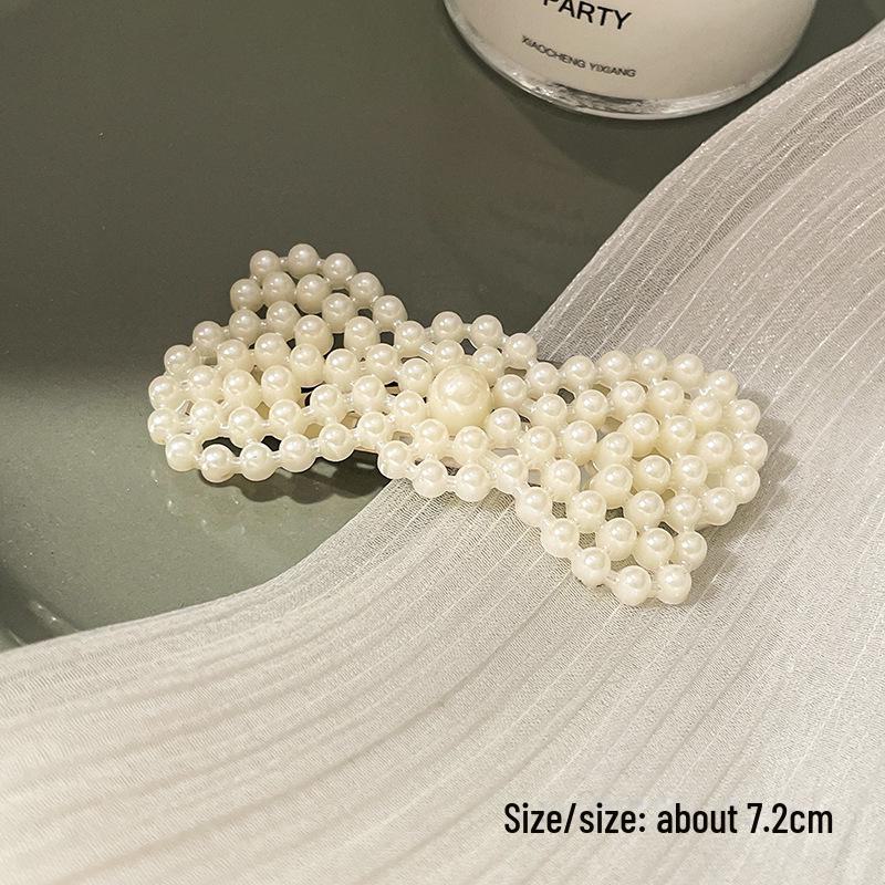 Korean Pearl Hairpin - Trendy Side Clip for Women and Girls
