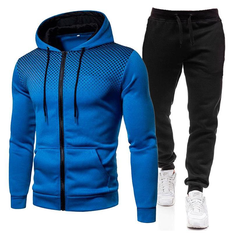Unisex 3D Digital Print Fleece Hoodie & Sweatpants Set 2023