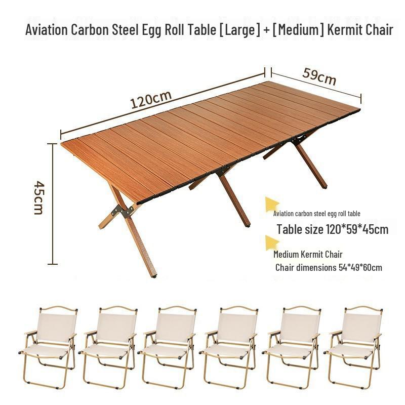 Conjunto Portátil Ultraleve de Mesa Dobrável e Cadeiras de Alumínio para Acampamento ao Ar Livre e Piqueniques