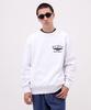 AVIREX VARSITY LOGO CREW NECK SWEAT 783-3932007 men's M white