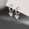 Love Ear Buckle Women's Small Exquisite Sweet Cool Style Earrings Daily Versatile Trend Punk Personality Earrings Earrings