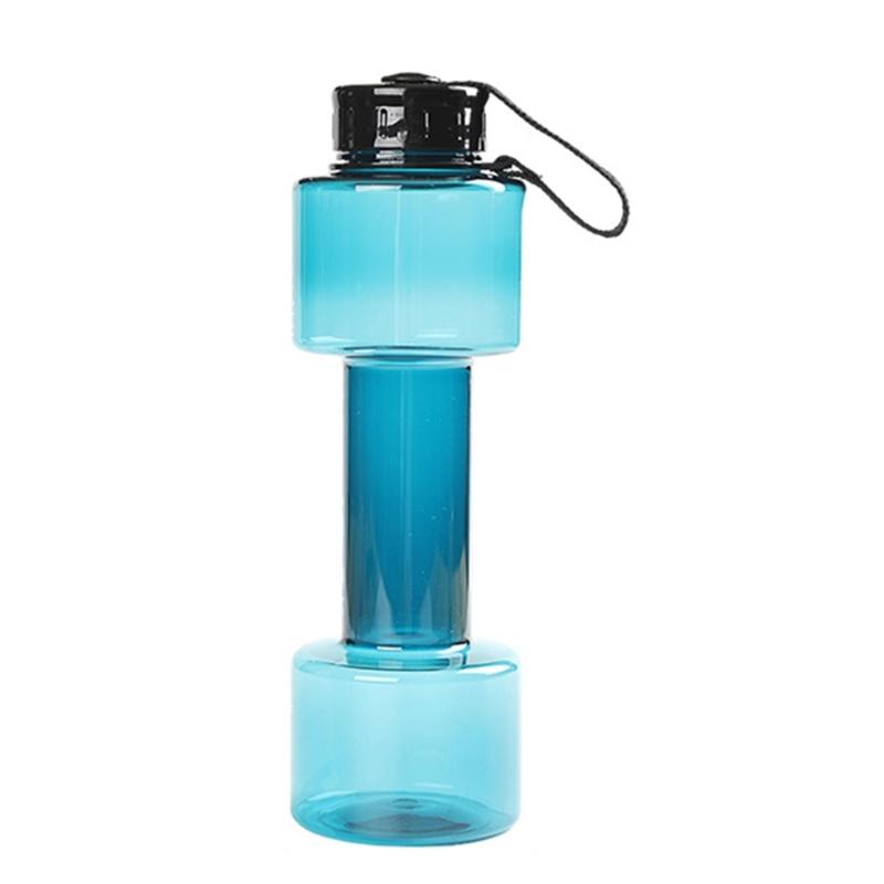 700ml Water Bottle Dumbbell Shaped Bicycles Drinking Bottle Leakproof Bottle For Gym, School, Cycling, Outdoor Sports
