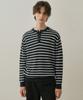 Wednesday Oasis Always Hairy Stripe Henley Neck Wool Knit 4 Colors (Wc25-Kn55)