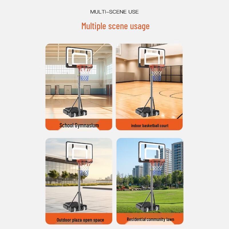 Xin Yi Cheng Indoor/Outdoor Adjustable Basketball Hoop