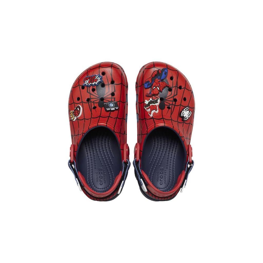 Marvel x Crocs Clog Todo Terreno Infantil Zapatillas Infantiles Spider-Man Rojo Azul Marino 208786-410