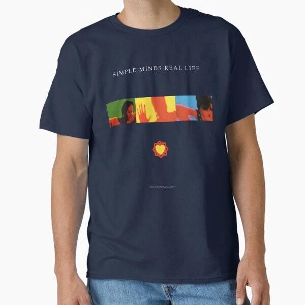 Simple Minds Real Life Classic TShirt Made In UsaAus TShirt S2xl S