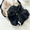 13cm Clouds Style Black White Scrunchies for Women Elastic Hair Bands Ponytail Holders Tie Rubber Bands Women Hair Ring