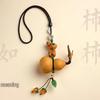 Creative Deer Gourd Car Pendant - New Chinese Style Hanging Ornament for Car Interiors