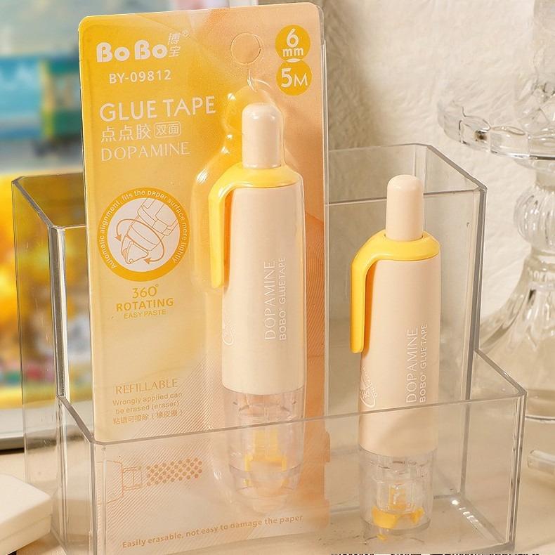 Scrapbook Glue Simplicity Correction Tape Style Glue Mini Portable Eraserable Glue Paste Non-sticky Memo Pad Studnet Supplies