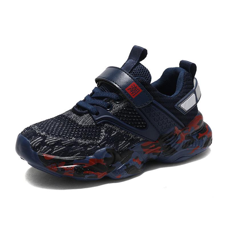 Children's sports shoes New boys' casual shoes Single net breathable middle school and older students' running shoes