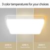 Plafonnier LED carré 50 W, éclairage de chambre à coucher, panneau LED 110 V/220 V, luminaire de plafond pour salon
