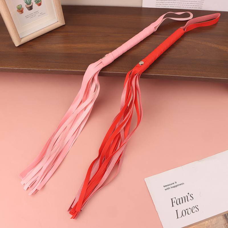 High Quality Pu Leather Pimp Whip Racing Riding Crop Training Horse Whip Stage Performance Prop Party Flogger Horse Riding Whip