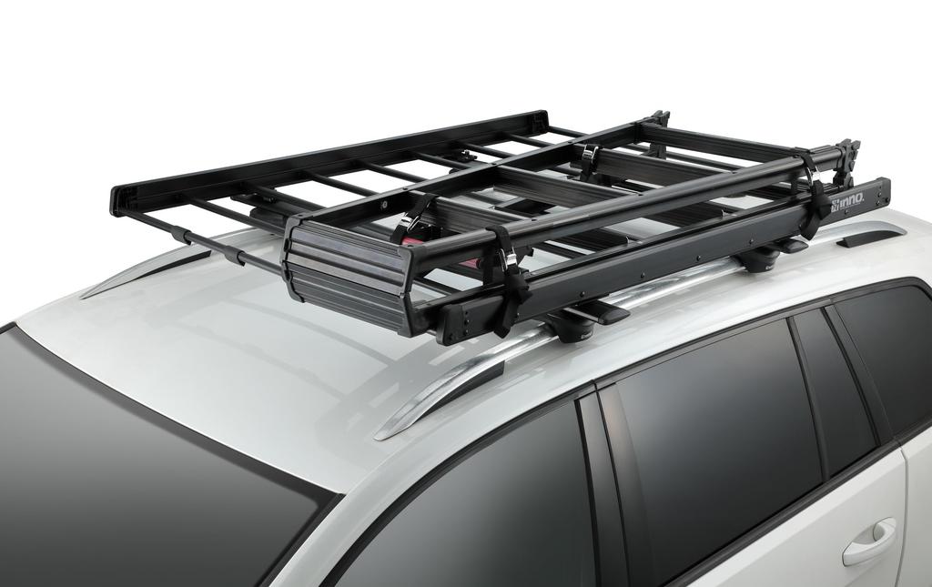 Carmate INNO Light Rack 115 Car Roof 115cm X for Square Aero Base Wind Noise Matte INT513BK Rack, Lightweight, 145cm, Minivans, Vans, Alphard, Serena,