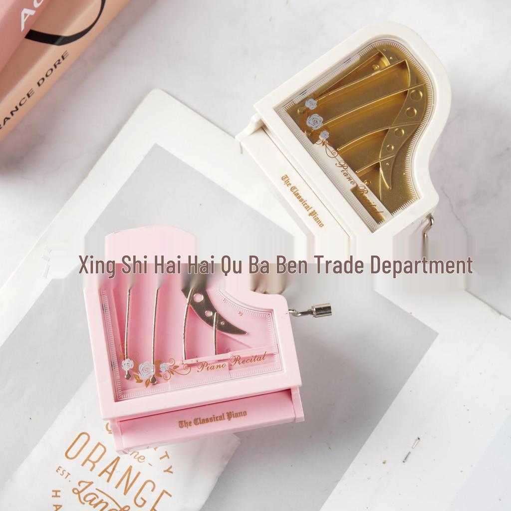 Eight-Tone Dancing Piano Music Box for Valentine's Day or Birthday Cake Decoration.