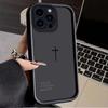 Simple Christian Cross Bible Case for iPhone 17 Air 16 E 15 14 Plus 13 12 Mini 11 Pro Max Shockproof Silicone Dustproof Cover