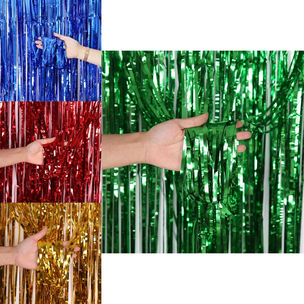 Colorful Radiant Streamer Curtain Perfect For Various Festive Celebrations Events And