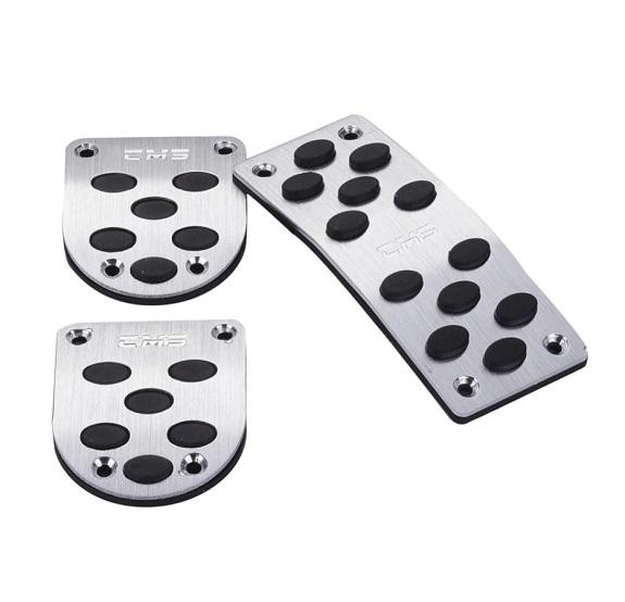 PEDAL SET for Universal Manual Vehicles Manual Special Pedal Car Gas Fuel Brake Clutch Pedal Foot Rest Pedal Pad