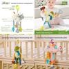 Lamb Character Baby Car Toy With Soft Plush Material For Sensory Development And Parentchild Interaction