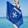 1PC Aj Auxerre Football Club Beach Towel - Soft,  Absorbent Microfiber, Lightweight, Ideal for The Beach, Parties, Travel, Camping Fan Gifts
