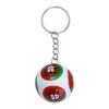 Gifts Car Key Chains Football Key Chain Country Soccer Keyring World Flag Ball Charms Bag Pendant
