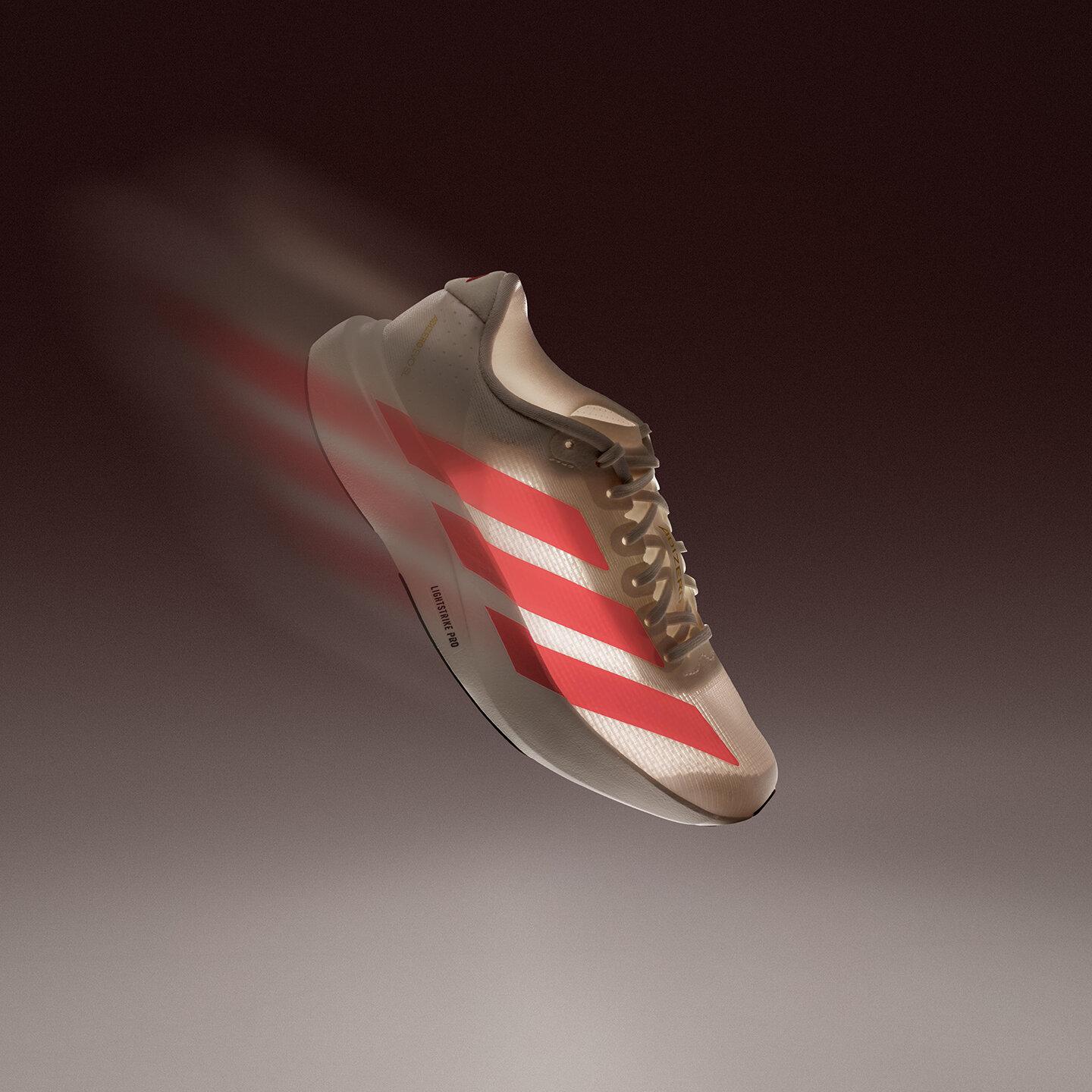Adidas Adizero Evo SL Fabric Cushioning Low top Kids  Running Shoes Un 36