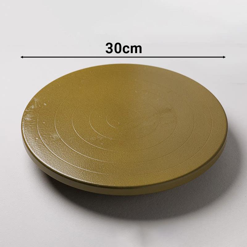 11/15/20/25/30cm Pottery Wheel Aluminum Turntable Clay Tools Double-Sided Cake Pottery Turntable Sculpture Ceramics Cake Stand