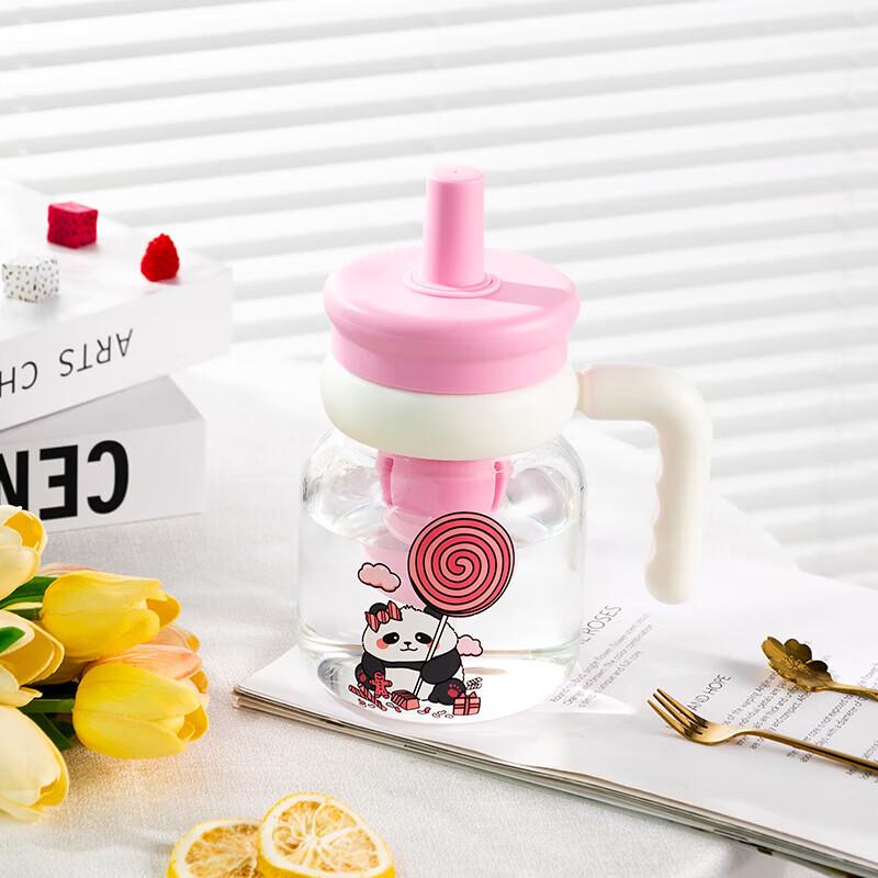 Honey Panda Gourd Filter Glass Bottle 860ml
