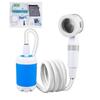 Camping Shower Pump Rechargeable Shower Head Compact Size