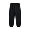 Li Ning Fitness Series Loose Fleece Warm Cuffed Versatile Casual Knitted Sports Pants Men Pants Black AKLUB59-1