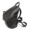 Ladies' Leather Backpack, Women's Bag, Black Top Layer Cowhide Backpack, Zipper Buckle, Anti-theft Buckle Bag