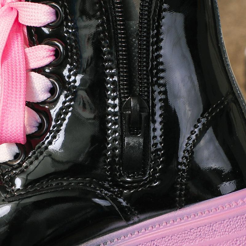 Children's Leather Boots, Short Boots, Martin Boots, Durable, Breathable, Waterproof, British Style Girls' Single Boots