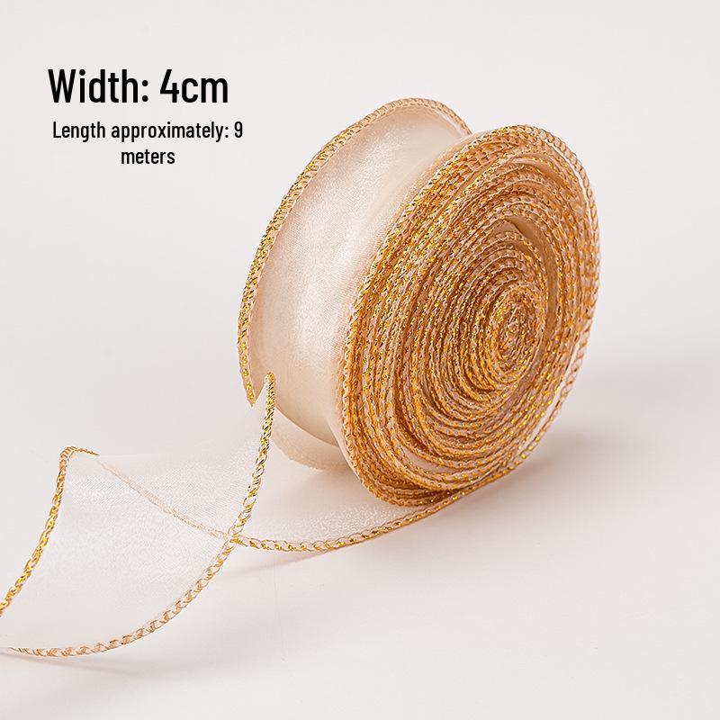 Elegant Fishtail Silk Ribbon for Cake and Bouquet Decoration