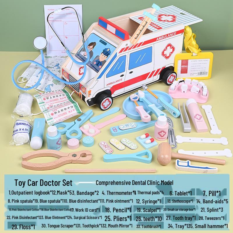 

Детский медицинский игровой набор – Игрушки для ролевых игр медсестры, скорой помощи и врача