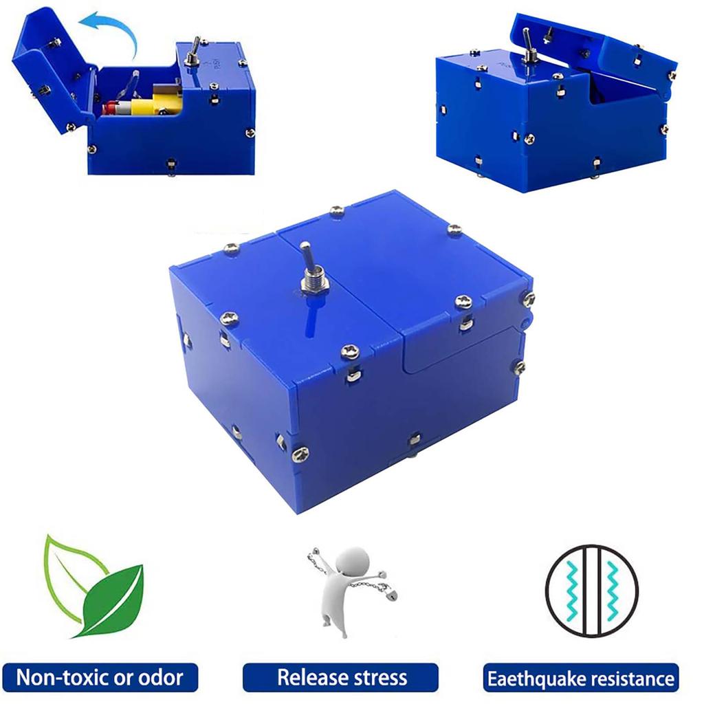 DIY Turns Itself Off Useless Box Leave Me Alone Machine Practical Funny Toys