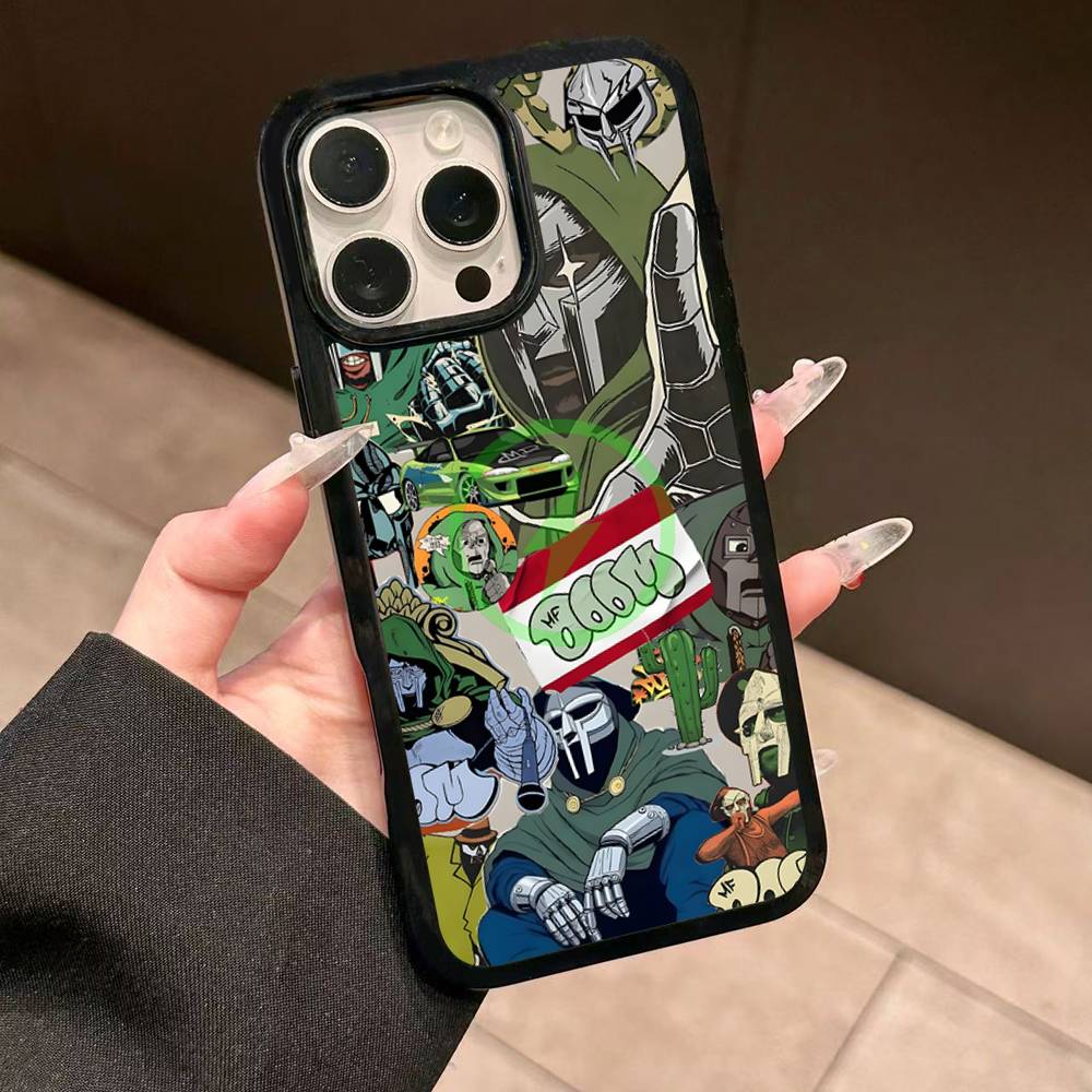 M-MF Rapper D-DOOM Magnetic Wireless Phone Case For IPhone 17 16 15 14 Plus 13 12 11 Pro Max