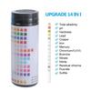 14 in 1 Drinking Water Test Strips PH Hardness Alkalinity Lead Copper Iron for Mercury Bromine Nitrite Test Easy to Use