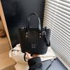 Today's popular hand-carried bucket bag women's new summer high-end sense versatile commuter shoulder messenger bag