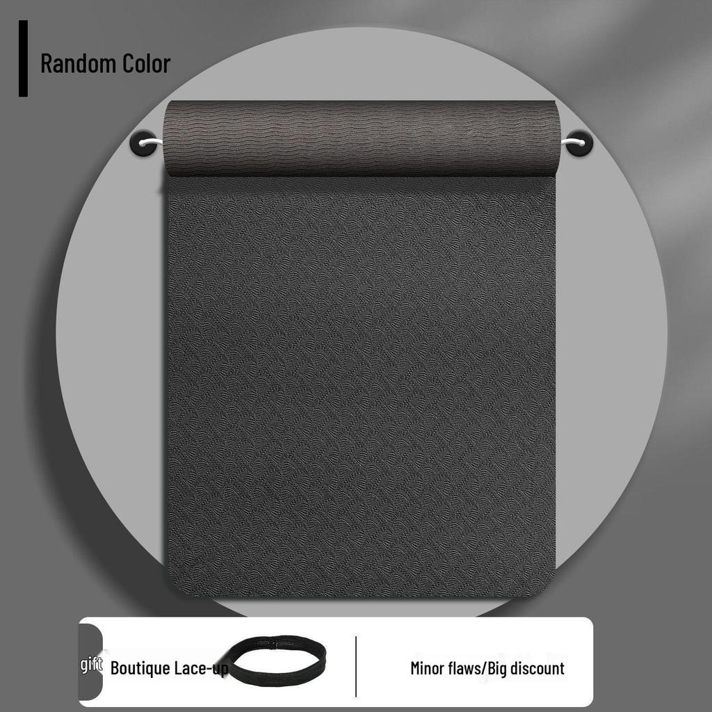 Verdickte und breite Yoga-Fitnessmatte für Herren, geeignet für Zuhause und Studentenwohnheim