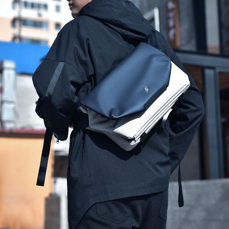 Shoulder bag men's functional messenger bag diagonal backpack men's satchel trendy brand cycling small backpack boys trendy casual versatile